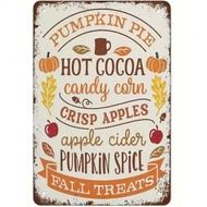 HELLOYOUNG Vintage Fall Harvest Kitchen Wall Decor Retro Tin Sign Metal Art Home