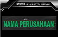 Sticker Custom Helm Proyek Safety