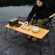 Multifunctional outdoor folding table picnic table camping table set outdoor camping table