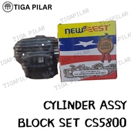 CYLINDER BLOCK ASSY BLOCK/ SET PORING CHAINSAW SINSO SENSO SMALL MINI CS5800 New West