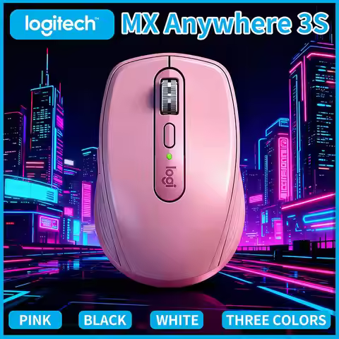 Logitech MX Anywhere 3S Creator Mouse - 8K DPI, Hyper-Scroll, Silent Click, 3-Device Bluetooth for D
