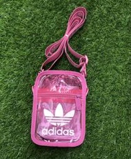 古毛 🌵 代購ADIDAS ORIGINALS FESTIVAL BAG愛迪達透明粉側背包 肩背包 運動 小包 男女