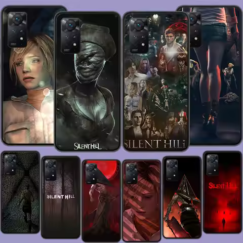 Games S-Silent Hill Phone Case For Redmi Note 14+ 13 Pro Plus 14C 13C 12C 12 10A 10C 10 9 8 9A 9C 9T