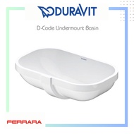 Duravit D-Code Undermount Basin 033849 00 00