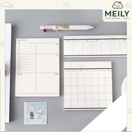 Pocket planner with 50 notes for schedule notes, convenient weekly/monthly plan NO11