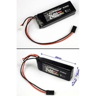 SUNPADOW LIPO 2400MAH 2S1P 7.4V 5C STARIGHT PACK BATT