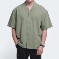 Bonjaee - Rumi Shirt Linen Oversized Sage