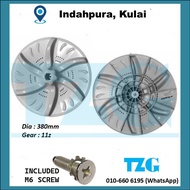 MIDEA (KULAI) 38CM WASHING MACHINE PULSATOR MFW-1088WS (A119G11)