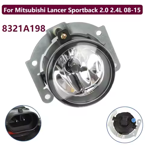 8321A198 Front Fog Light Lamp L=R 08-15 For Mitsubishi Lancer Sportback 2.0 2.4L