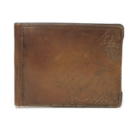 Berluti Assao Scritto 錢夾錢包，新Logo，深棕色，卡包，證件包，對折錢包，鈔票夾，書法，可可色，雙折錢包