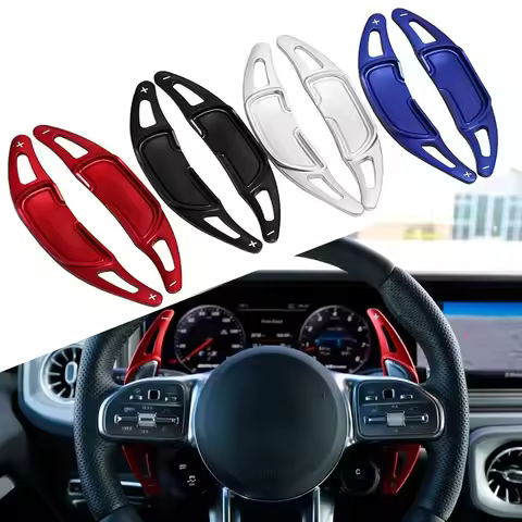 Teering Wheel Paddle Shifter Extension For Mercedes 2015-up AMG CLA45 C63 C43 2016-up AMG E63 E53 E4