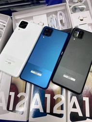 Samsung A12 RAM 6\128 Nominus masih mulus fullshet second rasa baru garansi resmi indonesia