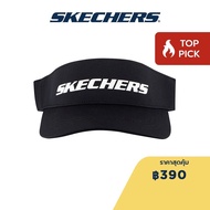 Skechers สเก็ตเชอร์ส หมวกไวเซอร์ยูนิเซ็กส์ Unisex Visor Accessory - SKVI7037-BLK