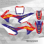 For HONDA CRF 110F CRF110F CRF 110 F 2015 2016 2017 2018 Full Graphics Decals Stickers Motorcycle Ba