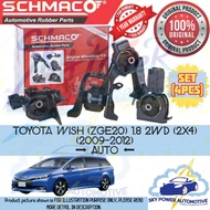 TOYOTA WISH ZGE20 1.8 2WD (2009-2012) ( AUTO ) SCHMACO ENGINE MOUNTING ( SET )
