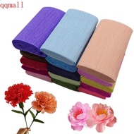 QQMALL Flower Wrapping Paper 250*10cm DIY Party Decoration Wedding Packaging Material Crepe Paper