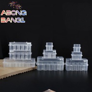 [abongbang1S] 4/10Pcs Staable Plastic Microtube Storage Box 3ML 2/4/6/24-Slot Vial Storage Case Clea