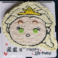 Elsa frozen Tsum tsum 蛋糕 1磅