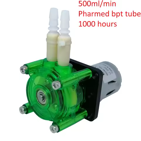 Peristaltic pump,Dosing pump,Water pump,12V 24V DC, High Flowrate for Aquarium Lab Analytical