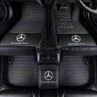 Mercedes Benz Car Carpet CLA200 W117/CLA180/CLA W118/CLA-Class X117/CLK Class W209/CLS-Class C218Car Mat Car Carpet waterproof leather Right hand drive