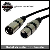 XLR MALE TO FEMALE JACK XLR MALE TO FEMALE CABLE/