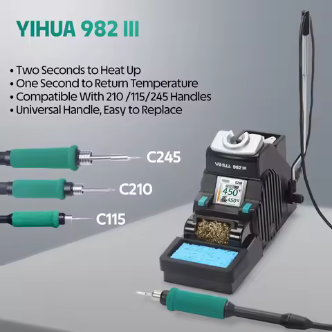 YIHUA 982-III C115 C210 C245 Soldering Iron Precision Soldering Station Control Temperature Welding