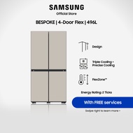 Samsung F-60A939GG39GG BESPOKE Refrigerator 496L Multi-door with Customisable Design 2 Ticks | Auto Ice Maker