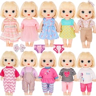 Alive Cute Baby Doll Clothes and Accessories, 10 Set Baby Dolls Alive Clothes Dress Pajamas for 12 1