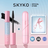 SKYKO 2pcs With Mascara & Dual-end Eyeliner Pen Set Waterpoof Longlasting