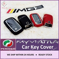 [Myvi Ativa] Perodua Ativa Perodua Myvi 2022 Facelift Genuine Leather Key Cover Perodua Keychain Sar