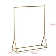 Clothing Store Display Rack gold Iron Art Clothes Rack for Men's and Women's Clothing Children's Clo