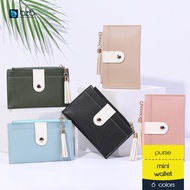 Korean Trifold Mini Wallet Women Ladies Short Purse Card License Cash Notes Coins Organizer 三折迷你钱包