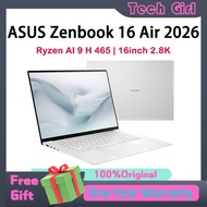 ASUS Zenbook 16 Air 2026 | Ryzen AI 9 H 465 | 16inch 2.8K 120Hz OLED | ASUS Laptop 华硕灵耀16Air