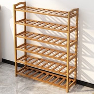 ST/💚Shoe Rack Made of Moso Bamboo Simple Shoe Rack Home Doorway Storage Rack Shoe Cabinet Good Storage Economical Studen