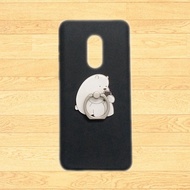 For Sharp Aquos Zero 2 S2 R2 R3 R5G V6 Plus Sense 3 Lite 4 3D Cute White Bear Finger Ring Stand Hold