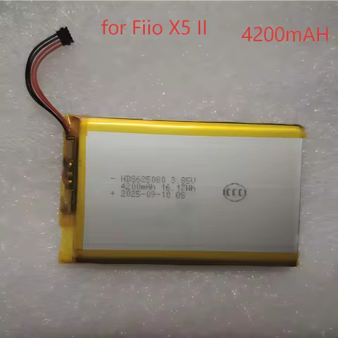 Replacement Battery for Fiio X5 II FiiO x5 Second Generation Player rechargeable Battery 3.7V 4200mA