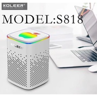 KOLEER s818 Bluetooth Speaker ลำโพงบลูทูธ เสียงดี พกพาสะดวก