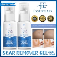 2pcs ESSENTIALS SCAR REMOVER GEL STRETCH MARKS Scar remover GEL for old scar on legs Peklat Remover 
