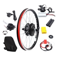 Qiucenmium 20" Front/Rear Wheel Hub E-Bike Conversion Kit, Electric Bike Conversion Kit 36V 250W wit