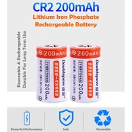 Doublepow CR2 Lithium Iron Phosphate (LiFePO4) Rechargeable Battery For Instax / Camera Photo Equipm