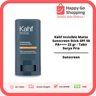 Kahf Invisible Matte Sunscreen Stick SPF 50 PA++++ 22 gr - Men's Sunscreen