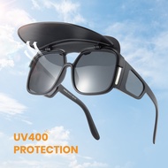 [ใหม่] Cyxus แว่นกันแดดโพลาไรซ์กันแดดมัลติฟังก์ชั่นชายหาดแว่นกันแดดวันหยุดขี่จักรยานแว่นกันแดด Overs