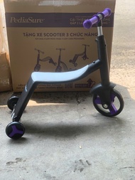 Xe Trượt Scooter 3in1 có bàn đạp .Quà Tặng Pediasuare