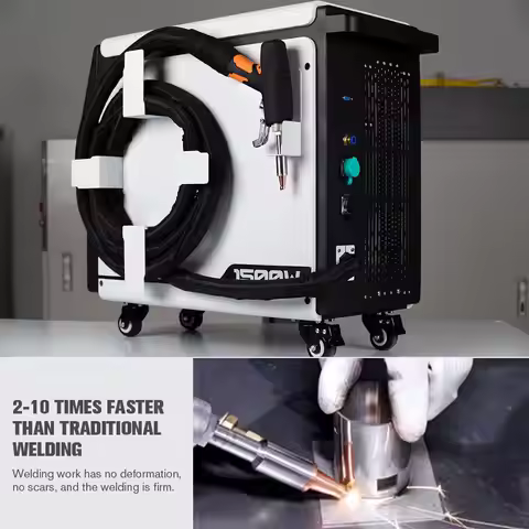 Handheld Fiber Optic Laser Welding Machine Continuous CNC Powerful Welders for Metal Genre Laser Wel