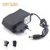 AC to 100-240V DC 12V 0.5A 500mA Camera Power Adapter Supply Charger Charging adapter for LED Strip 
