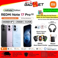 Redmi Note 17 Pro 5G Smartphone 16GB(8+8*) + 256GB / 512GB | Snapdragon 6s Gen 4 | Original Malaysia