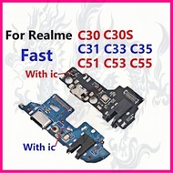 Charging board port for Realme C30 C30S C33 C35 C55 C31 C51 C53 Fast charger