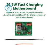 YoHi 22.5W Fast Charging Mainboard Power Bank DIY Module Portable Power Bank DIY Kit Supports PD QC 
