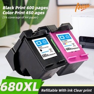 HP 680 ink cartridge HP680XL refillable ink cartridge Compatible for HP 2135 2676 1115 1118 2138 2675 3776 4535 4536 4538 4675 4678 5075 5078 5085 5088 5275 5278
