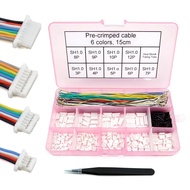 SH1.0 Connectors and Pre-Crimped Silicone Cables Compatible with JST SH 1.0mm for FPV Drone Flight C
